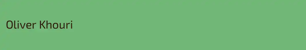 Oliver Khouri